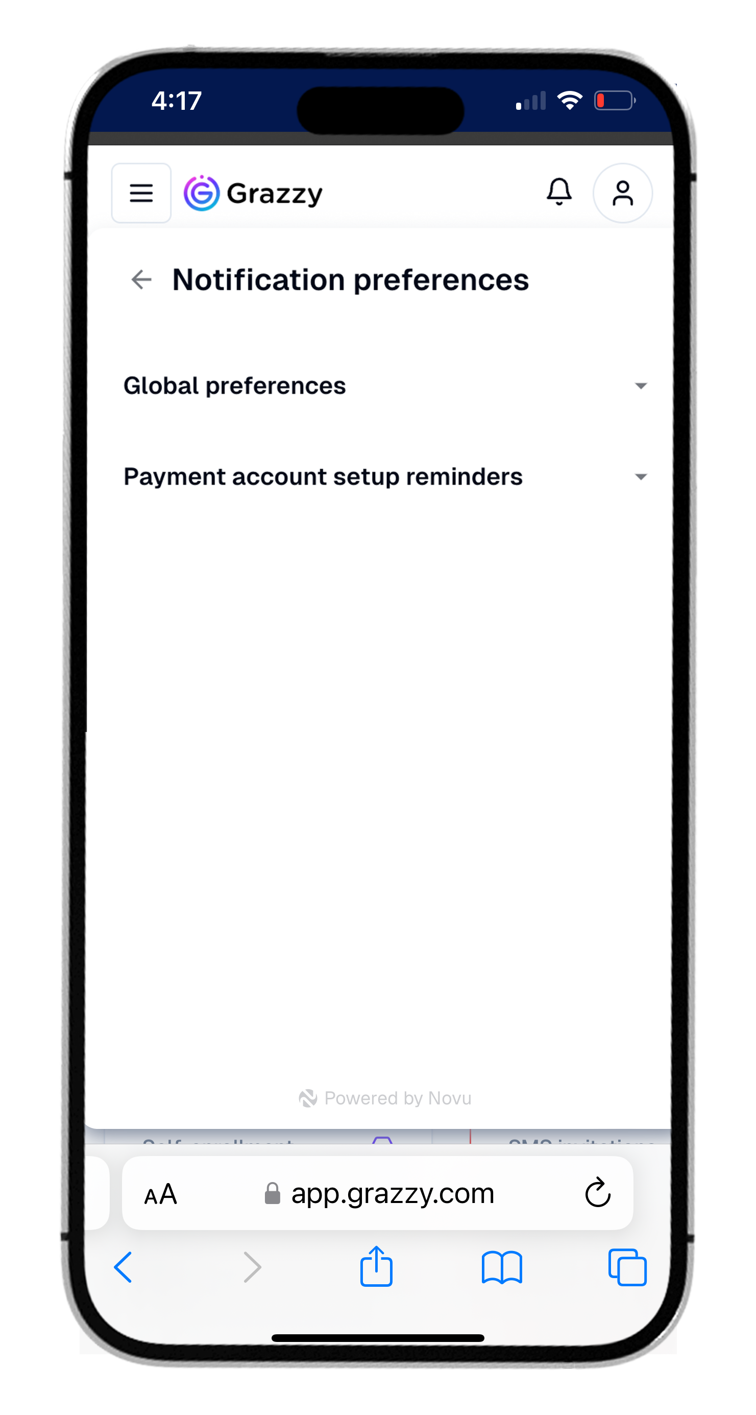 Grazzy mobile notification settings.png